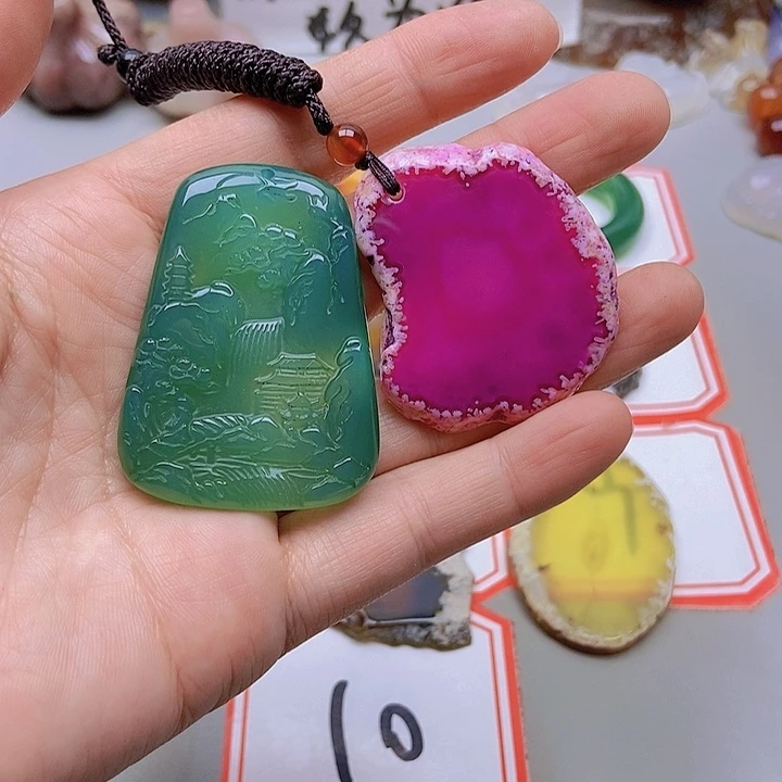 【闪购商品】未镶嵌玛瑙/玉髓珠宝半成品芳*