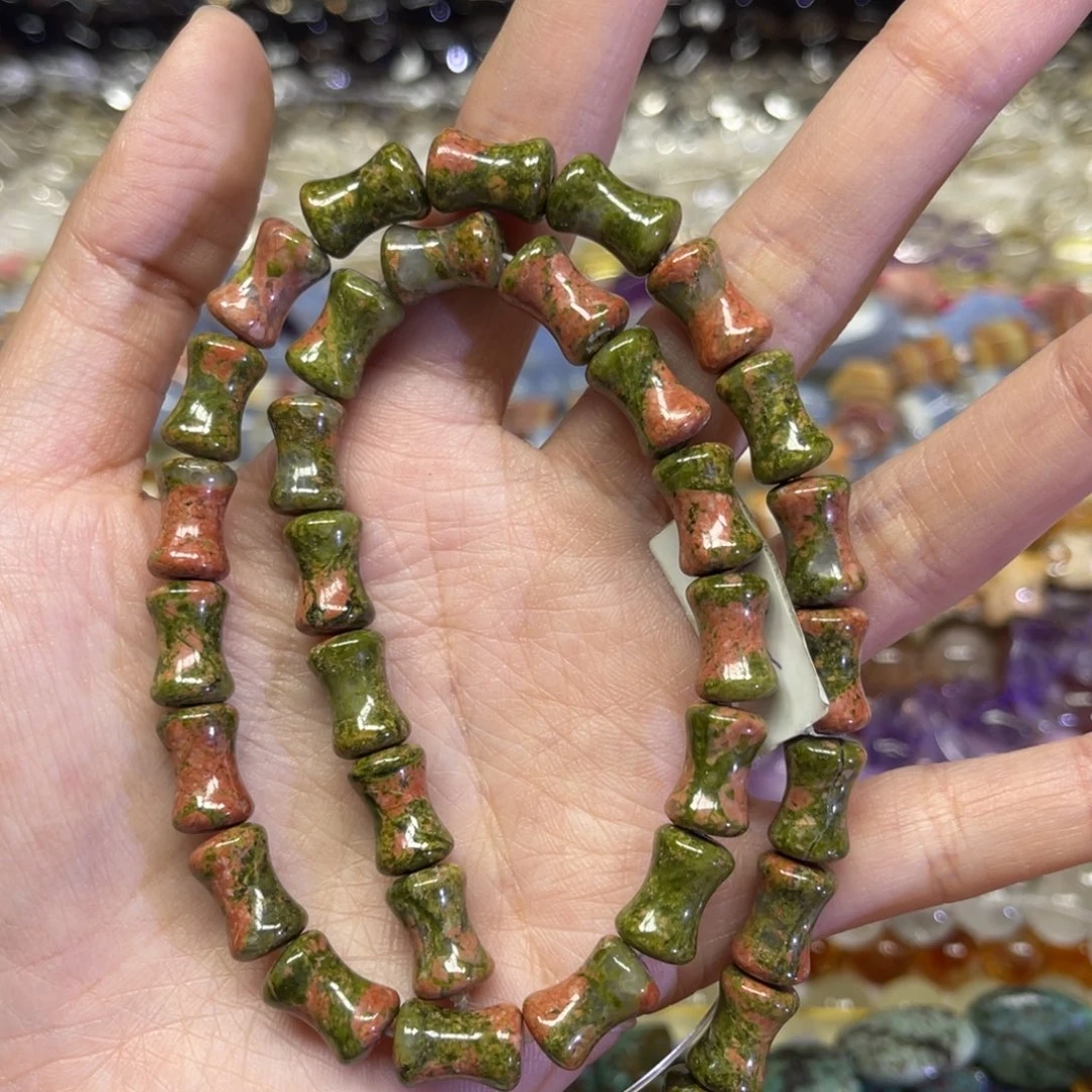 未镶嵌颈饰水晶天然花绿宝卡8✖️12长条38厘米