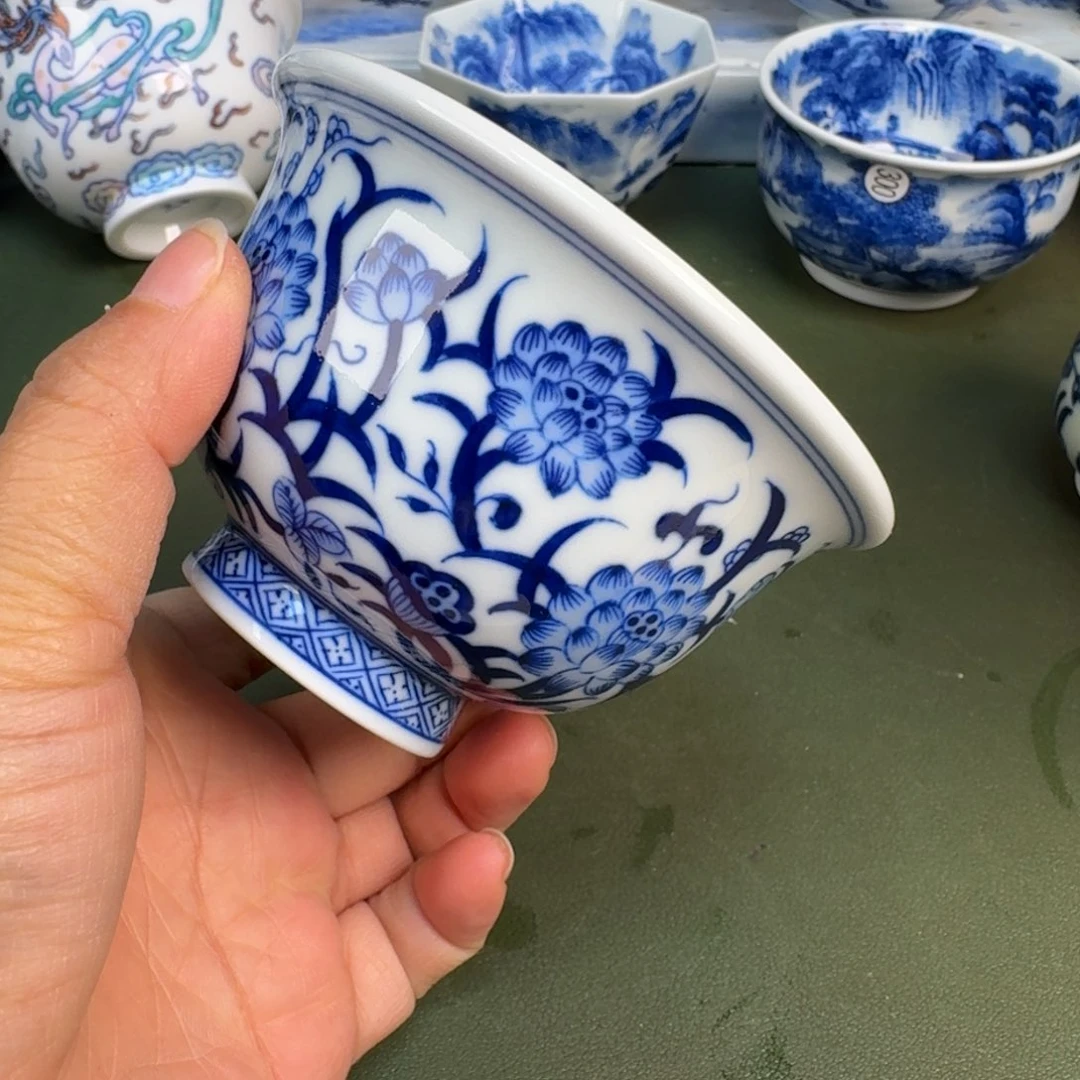 陶景德镇纯手绘茶具圆圆275