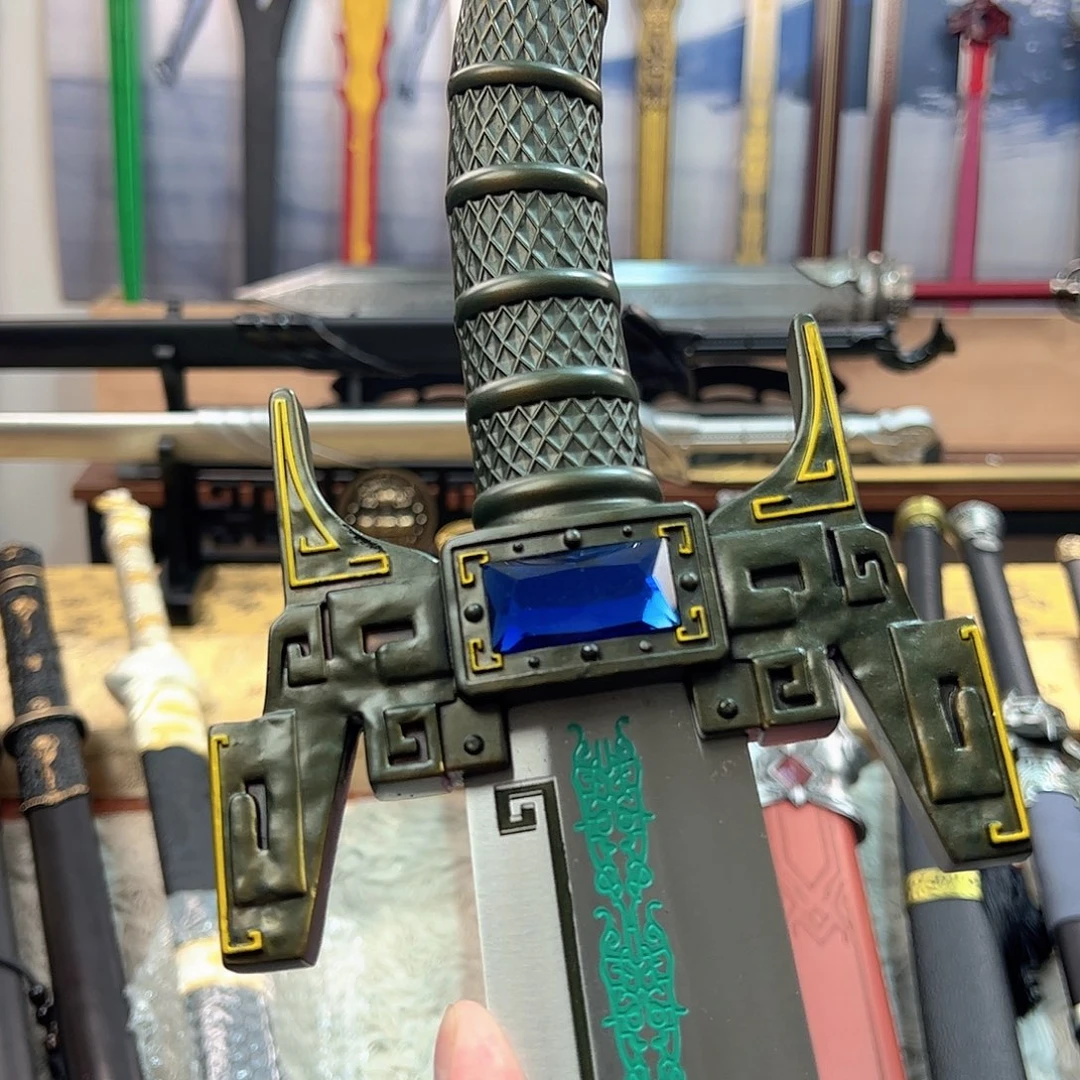 晴***试金属鲨齿摆设装饰未开刃