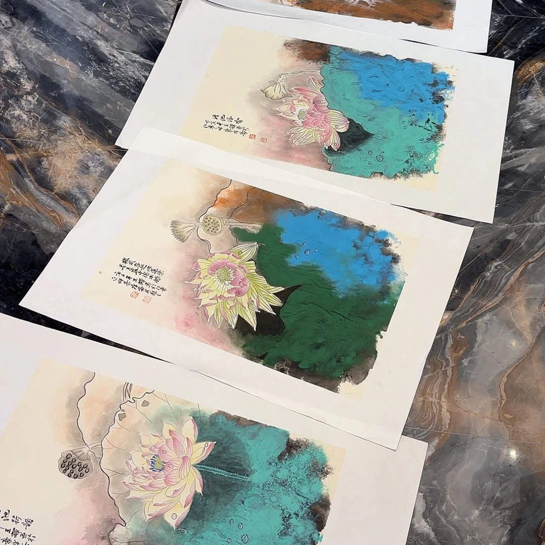 横款精品书画作品