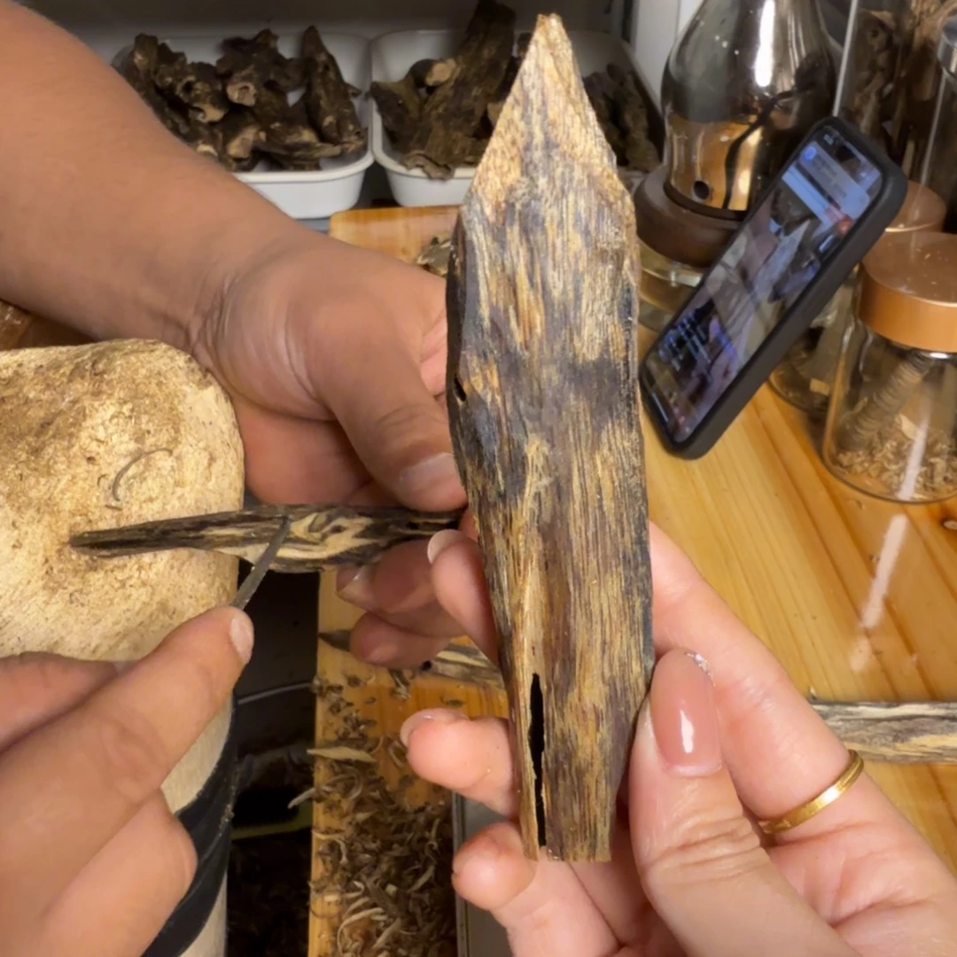 沉香白奇淳化虫漏老料12克