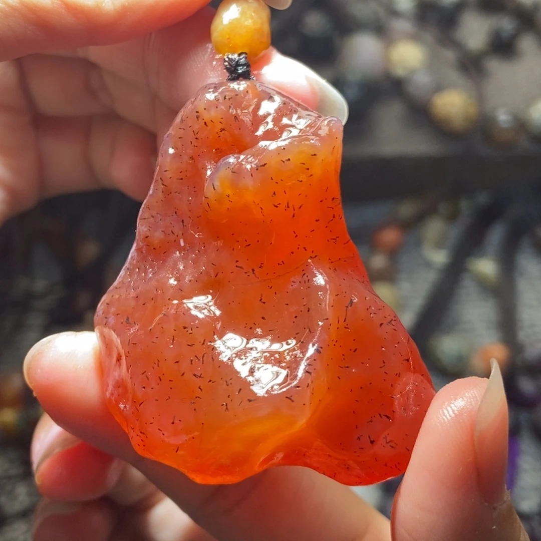 未镶嵌玛瑙/玉髓珠宝半成品