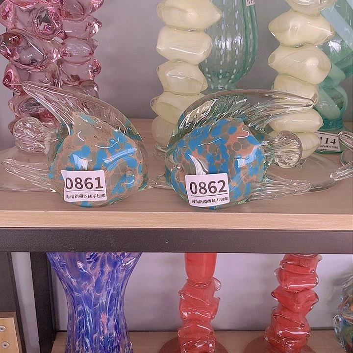 琉璃0861 0862花瓶摆件