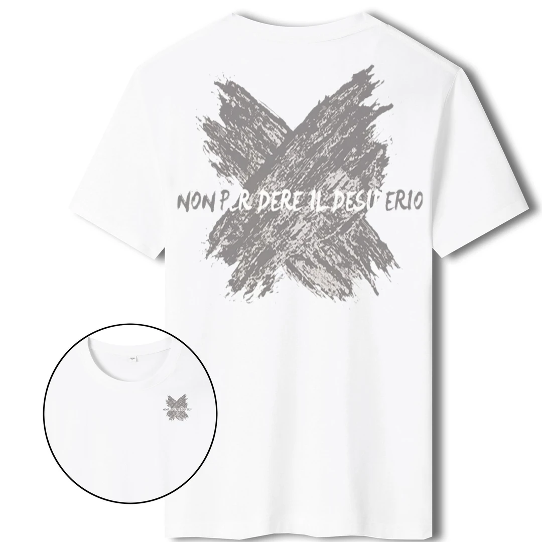 百搭美式复古印花纯棉小众短袖T恤男女潮牌宽松情侣夏季圆领半袖