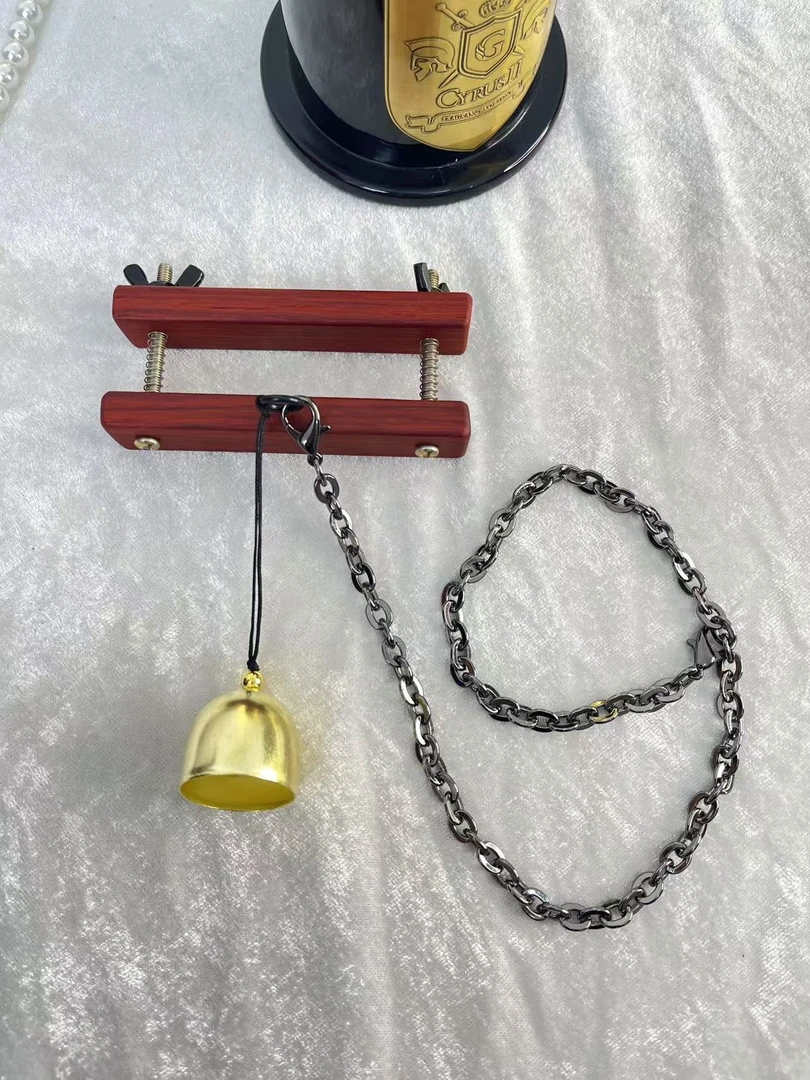 Cos配饰铃铛枷小挂鸟设计创意木枷