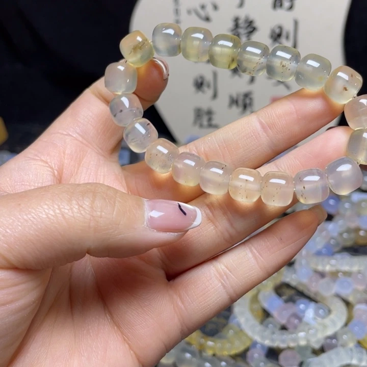玛瑙/玉髓合金手链8不退换微瑕卡10