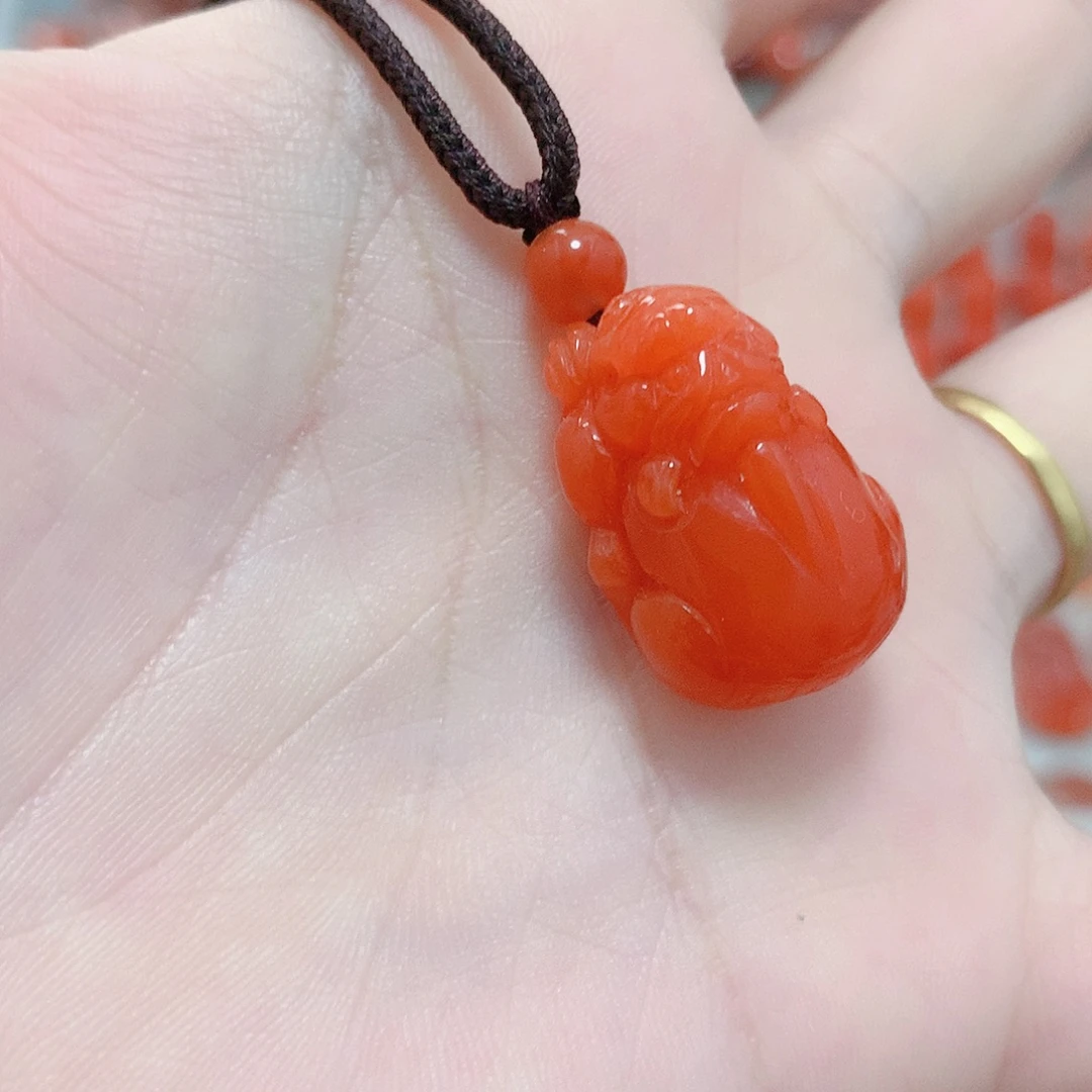吊坠(不含链)未镶嵌南红玛瑙