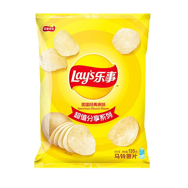 乐事经典原味薯片135g/袋