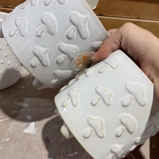 多肉绿植陶瓷花盆9:9包邮，有孔