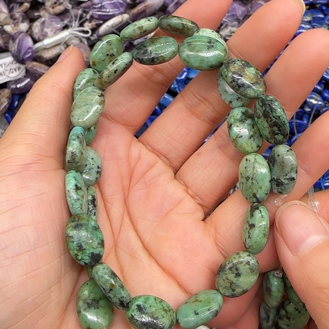 玛瑙/玉髓合金珠宝半成品非洲10mm圆饼一条