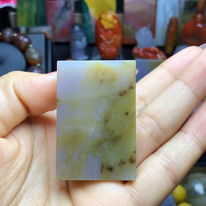 硅化玉未镶嵌吊坠(不含链)