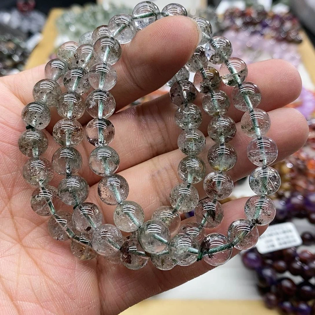 水晶手串未镶嵌多样性发货发一条