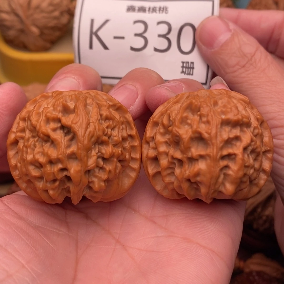 把件桃核苹果39…..