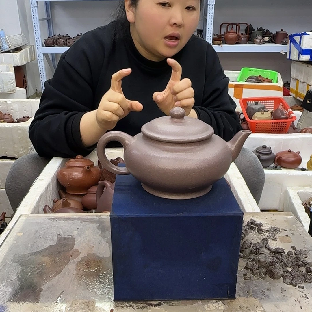茶壶紫砂宜兴紫砂壶瑕疵处理