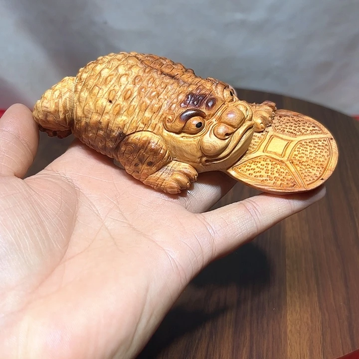 柏木（崖柏）我**良崖柏手工雕刻呱呱