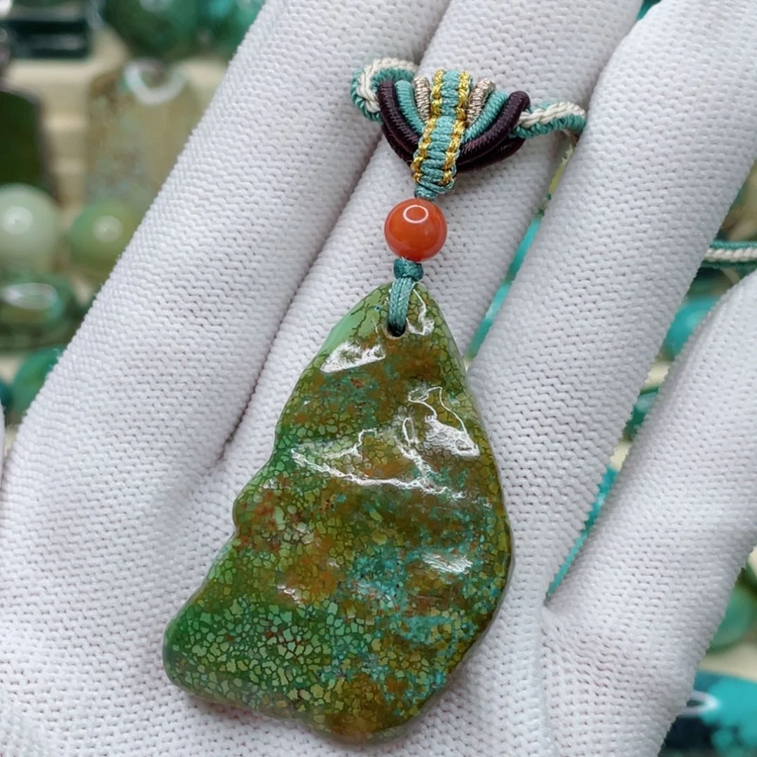 未镶嵌绿松石珠宝奇石