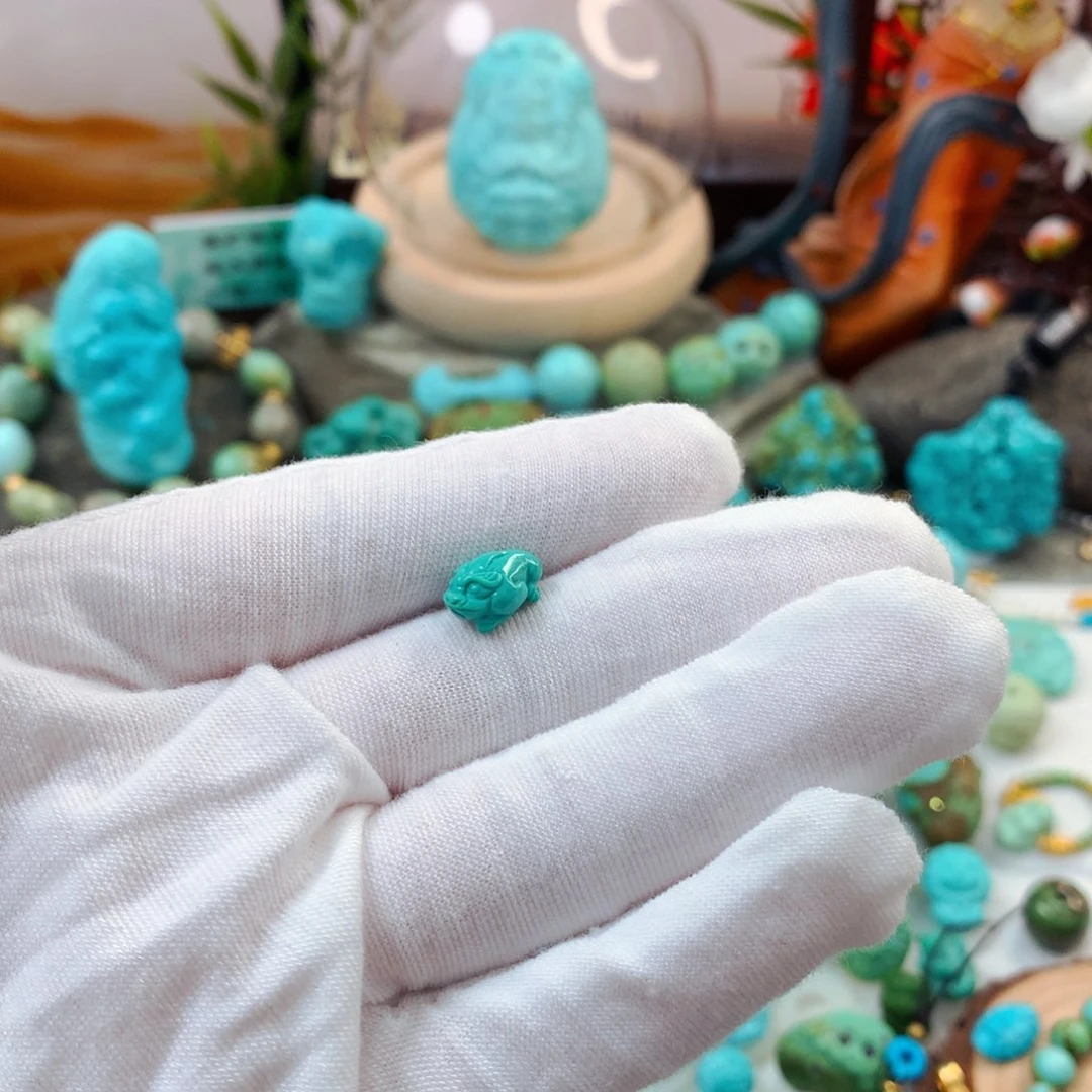 绿松石未镶嵌珠宝半成品