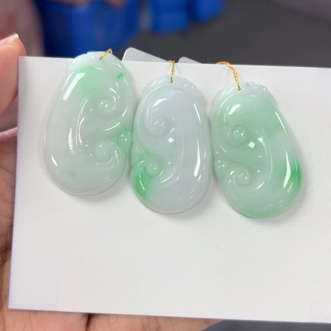 颈饰未镶嵌翡翠如意-任选一发货