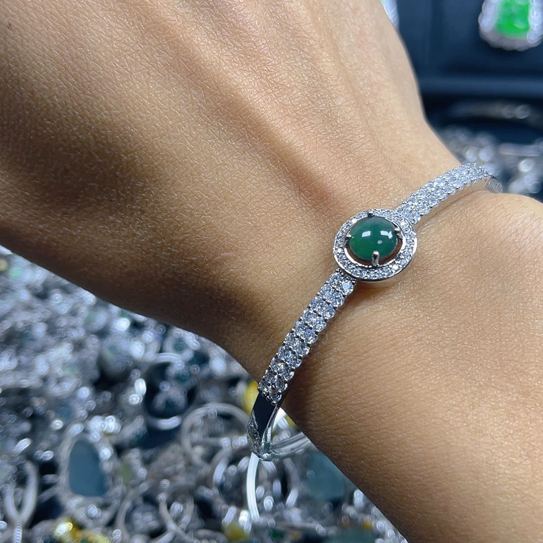 未镶嵌手链翡翠天然A货