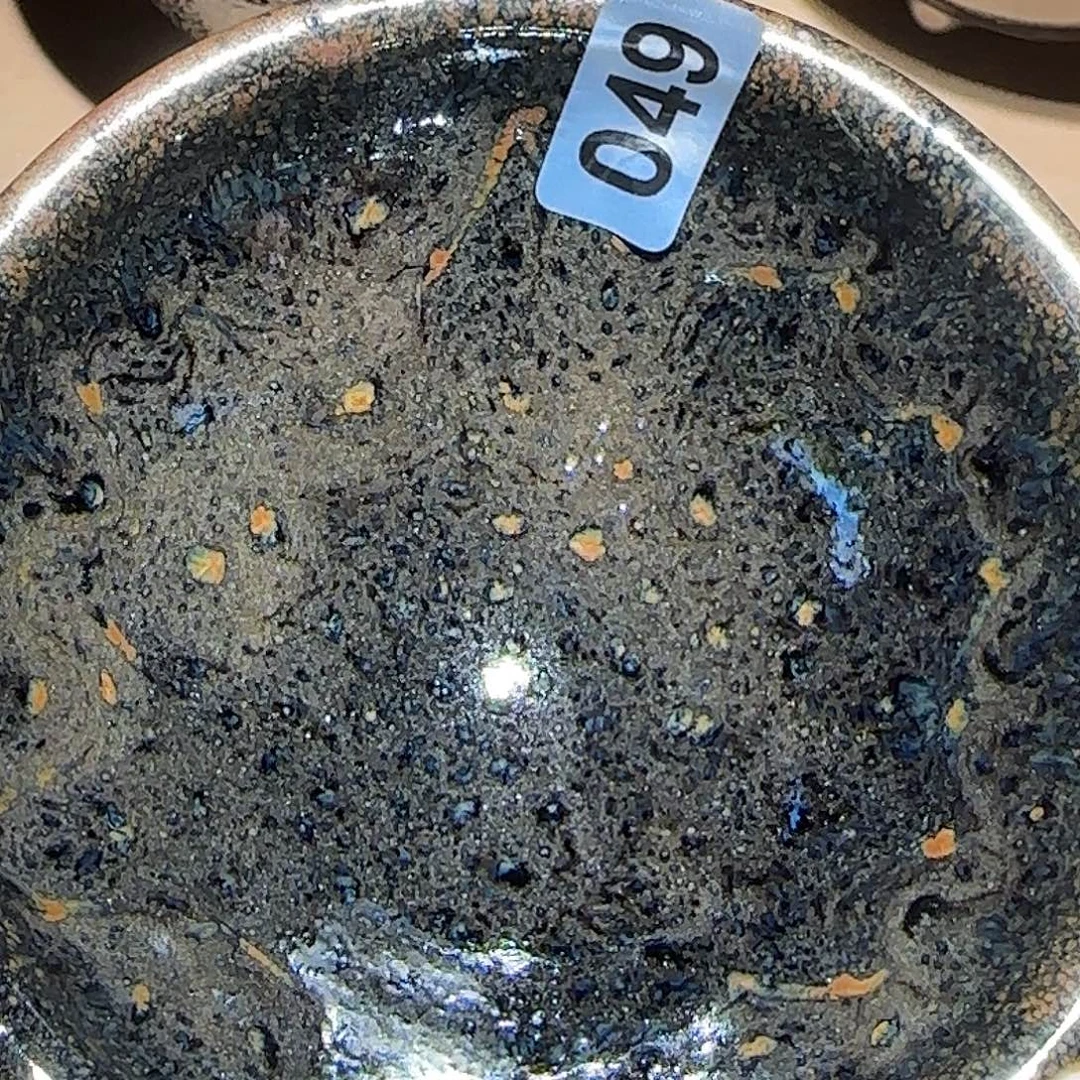 茶盏琢泥窑柴烧开窑