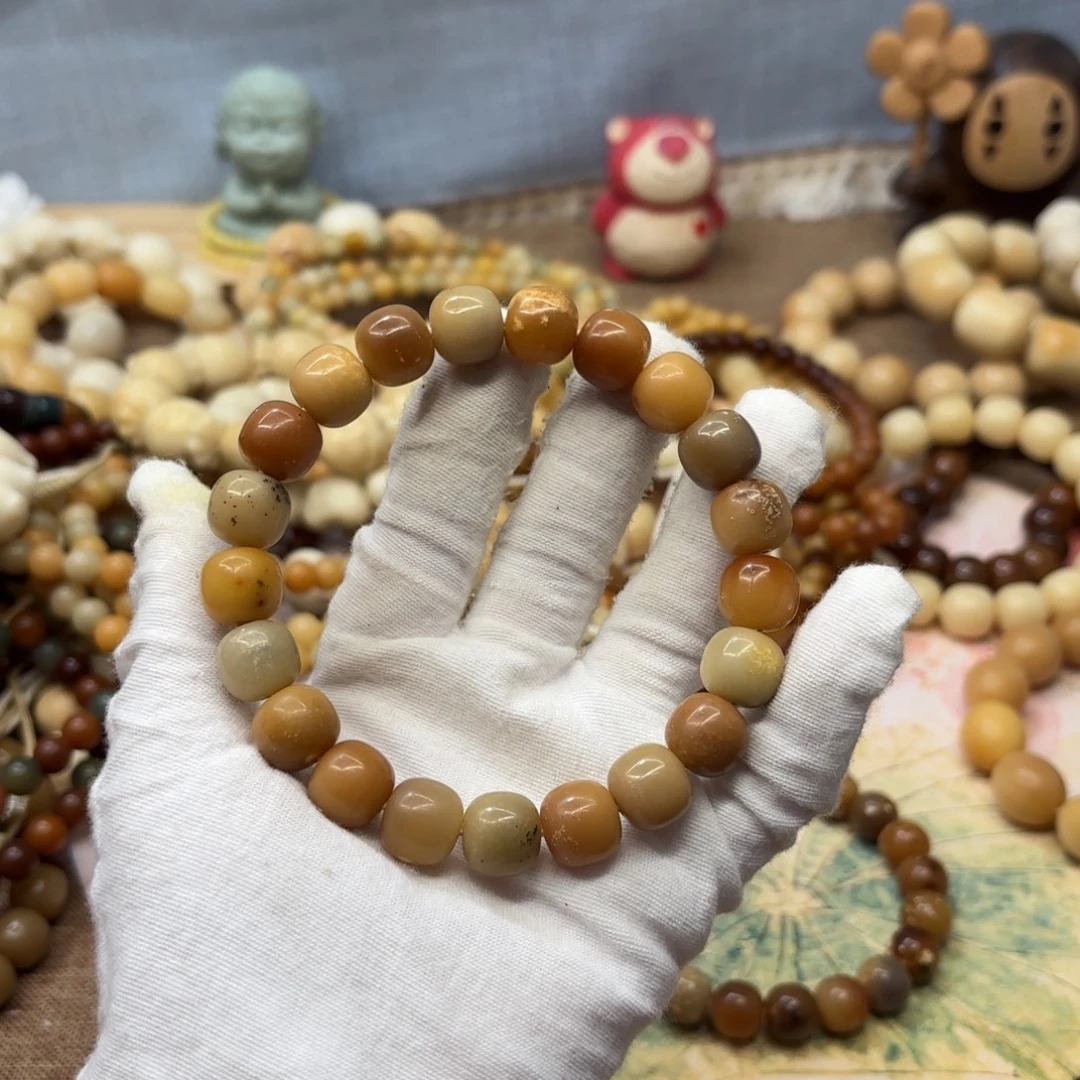 啊***口吊坠菩提根/象牙果13干磨瑕疵麻子桶770