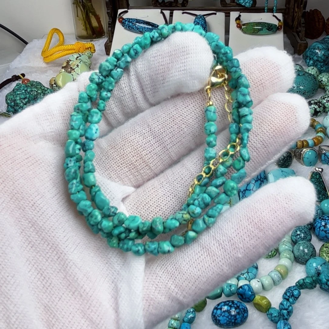 绿松石珠宝奇石未镶嵌小*