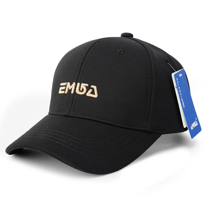 四季金线款时尚棒球帽男女通用户外休闲加大帽沿显脸小