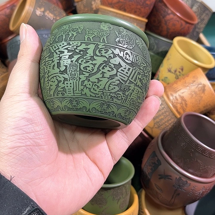 茶杯紫砂全手工紫砂主人杯