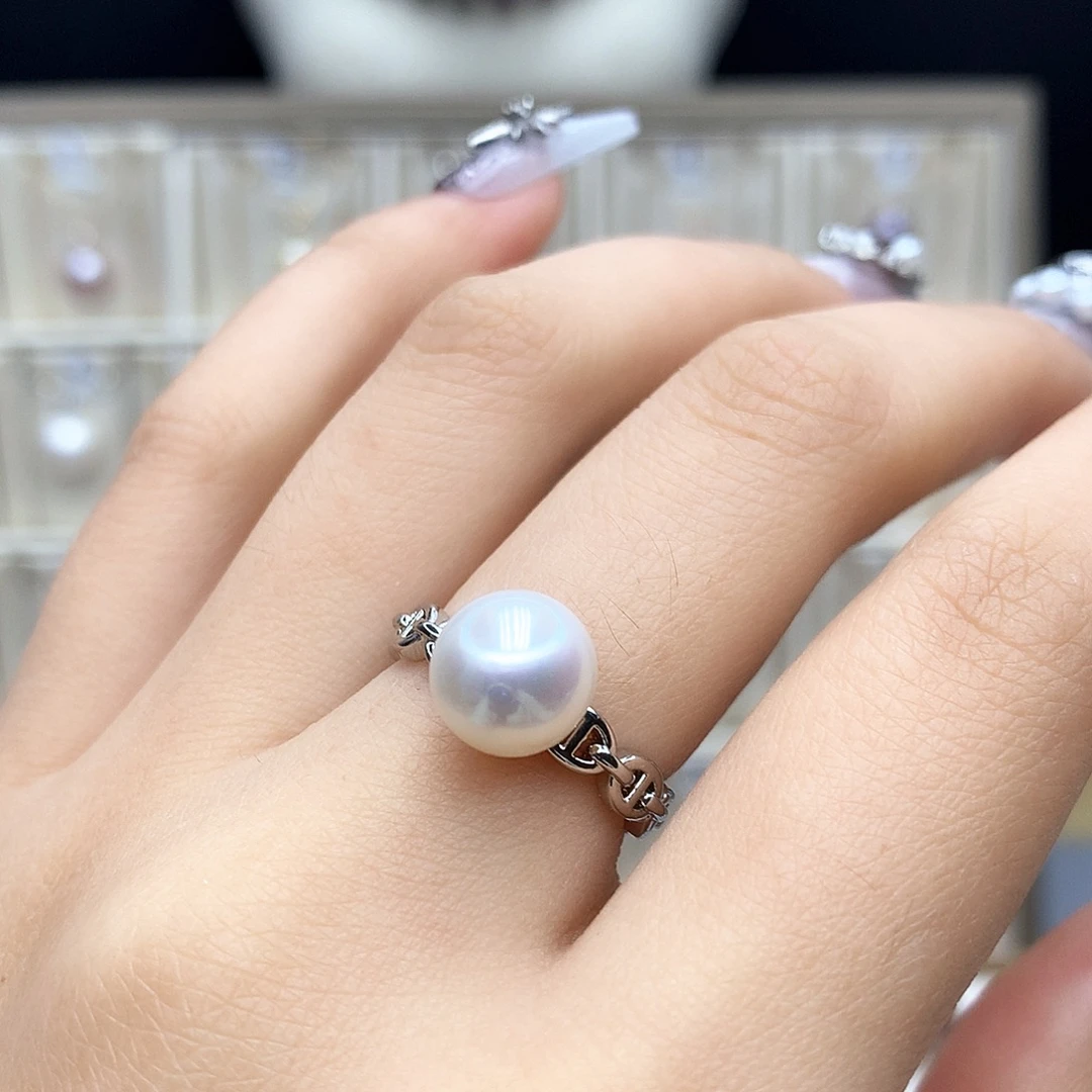 淡水珍珠颈饰合金