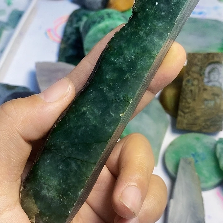 翡翠散珠天然翡翠A货挂件
