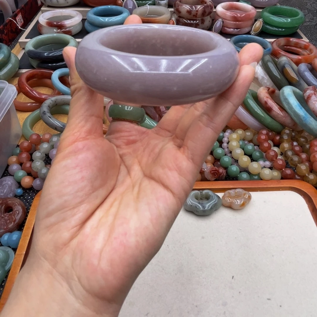 石英质玉未镶嵌圈口56