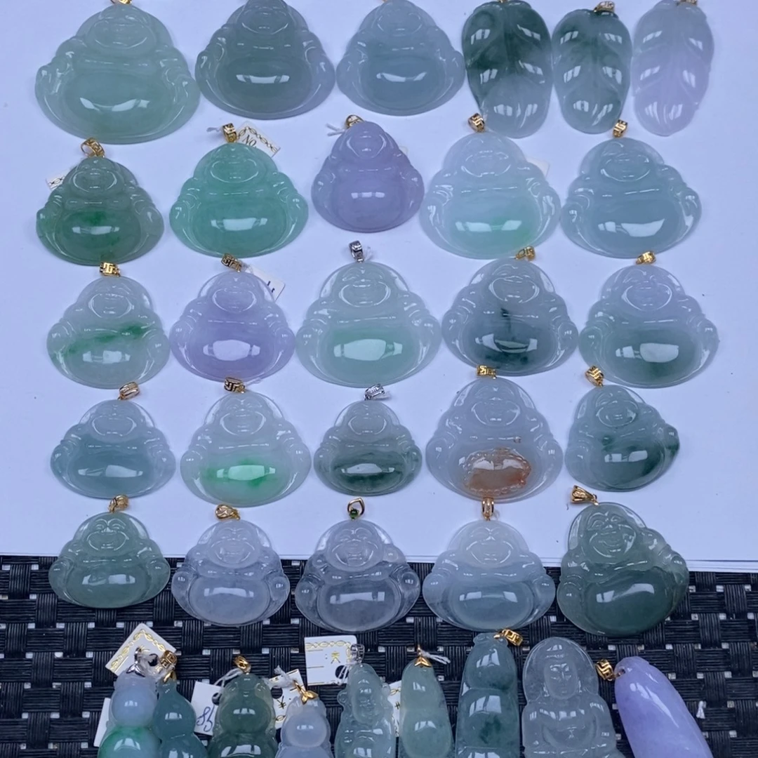 翡翠未镶嵌颈饰天然翡翠