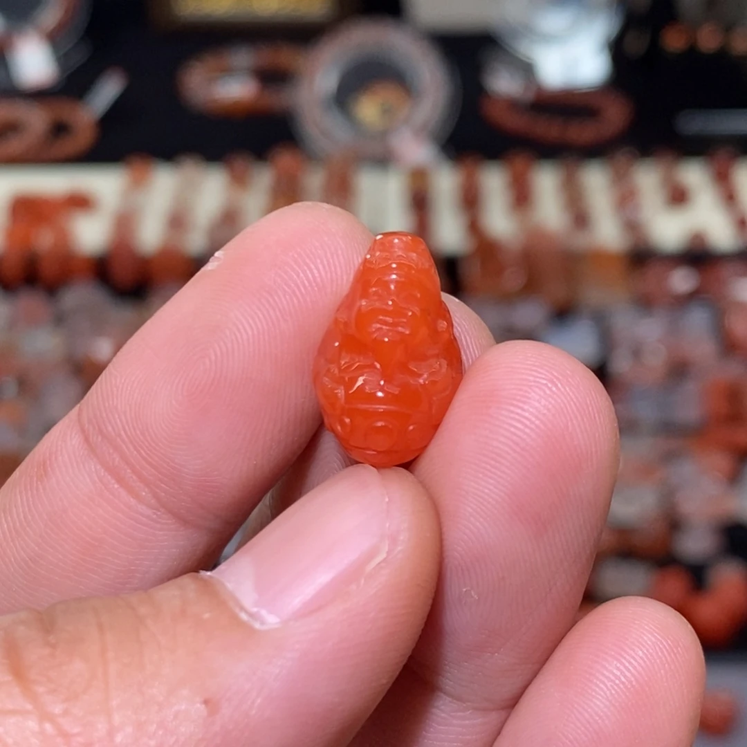 南红玛瑙冰飘未镶嵌财爷爷1