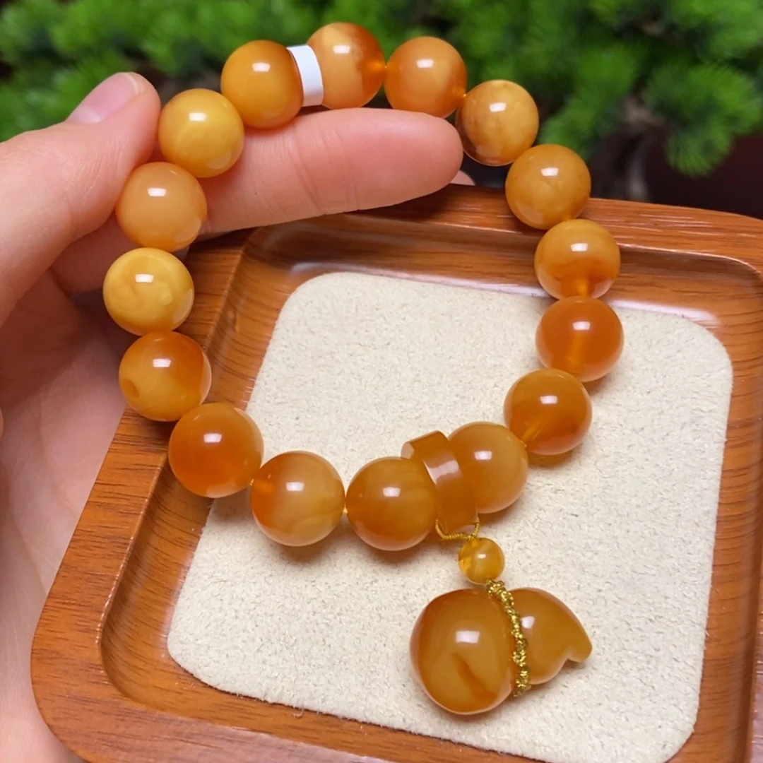【闪购商品】未镶嵌蜜蜡手链手串