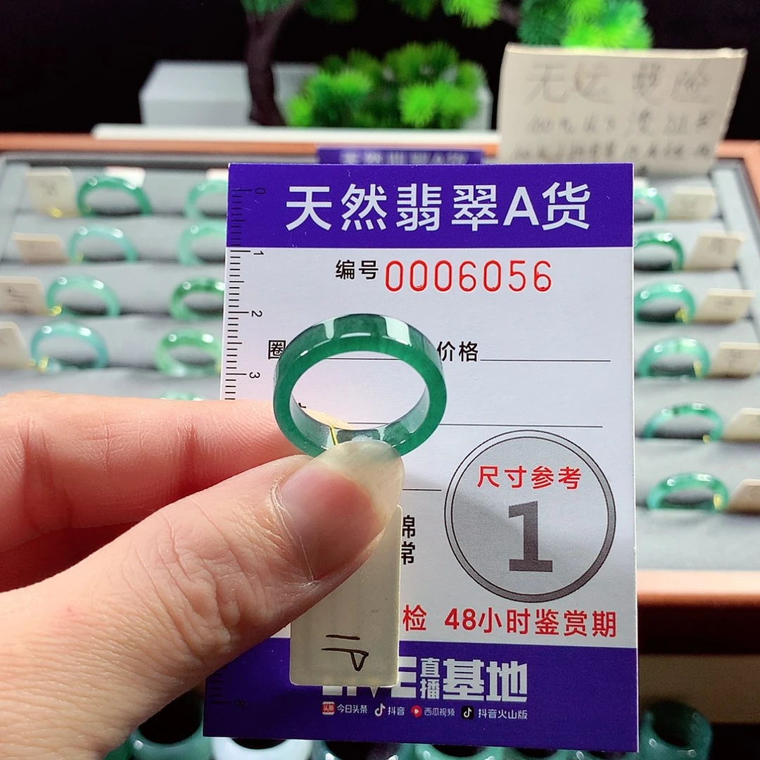 翡翠戒指未镶嵌19号