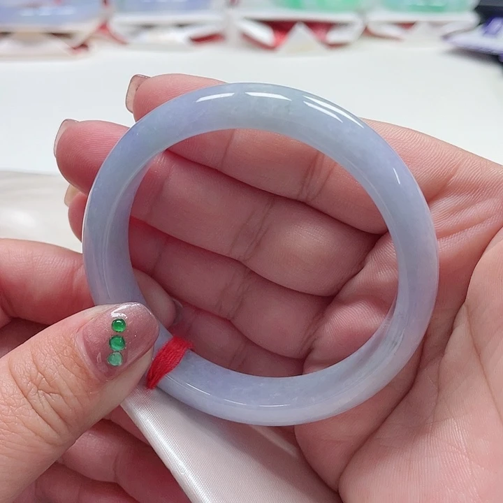 翡翠手镯未镶嵌缅甸翡翠手镯56圈