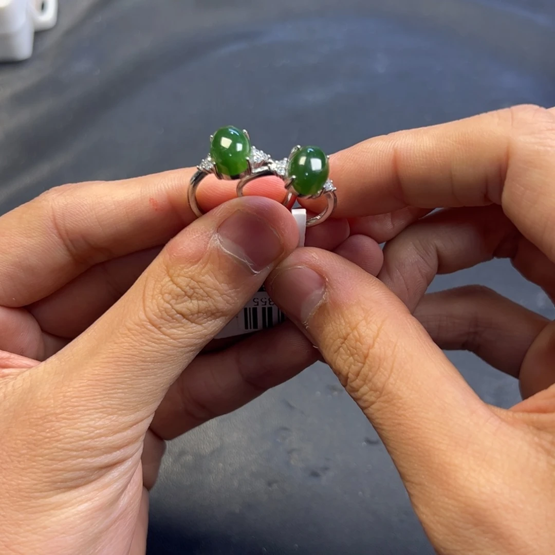 颈饰未镶嵌和田玉多样性俄罗斯碧玉戒指拍一发一