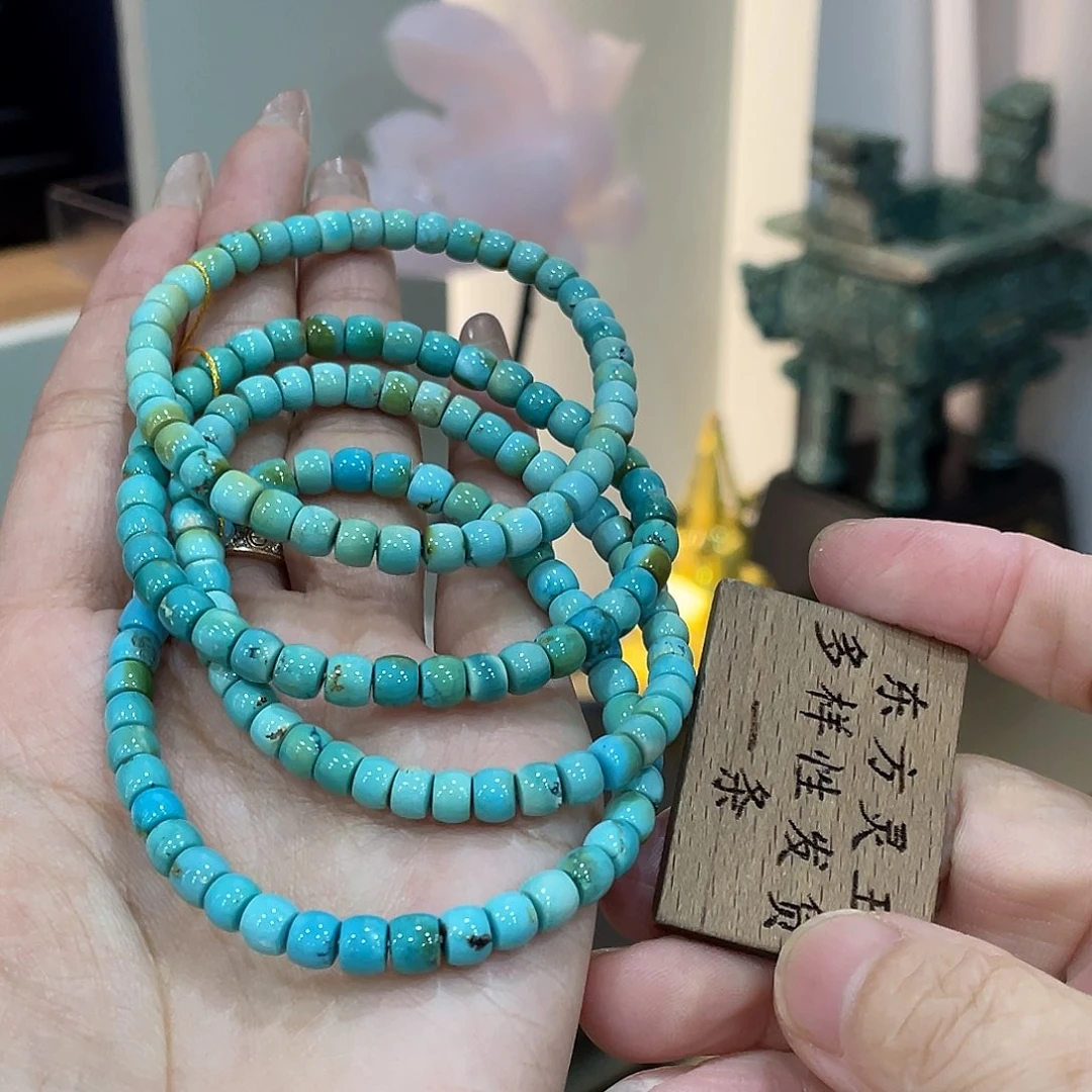 绿松石未镶嵌颈饰