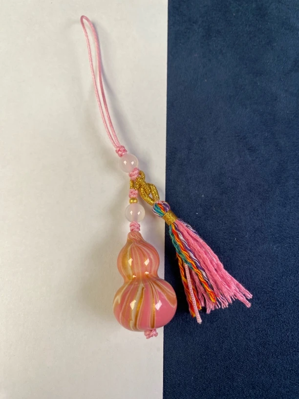 大漆工艺葫芦流苏挂件尺寸2.8*1.8【明善檀】W325030