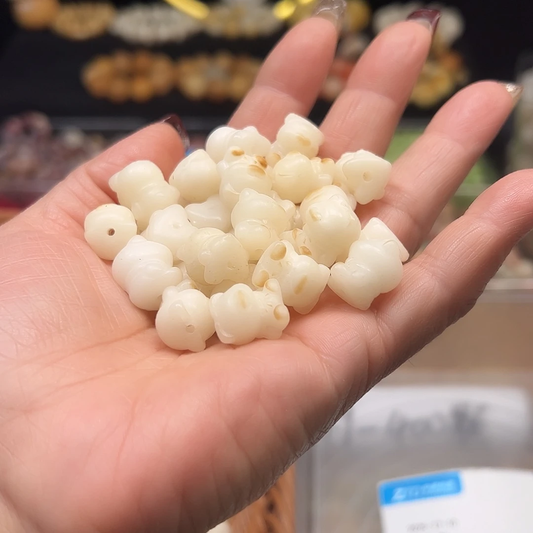 手串菩提根/象牙果瑕疵炭烧暴力熊20颗