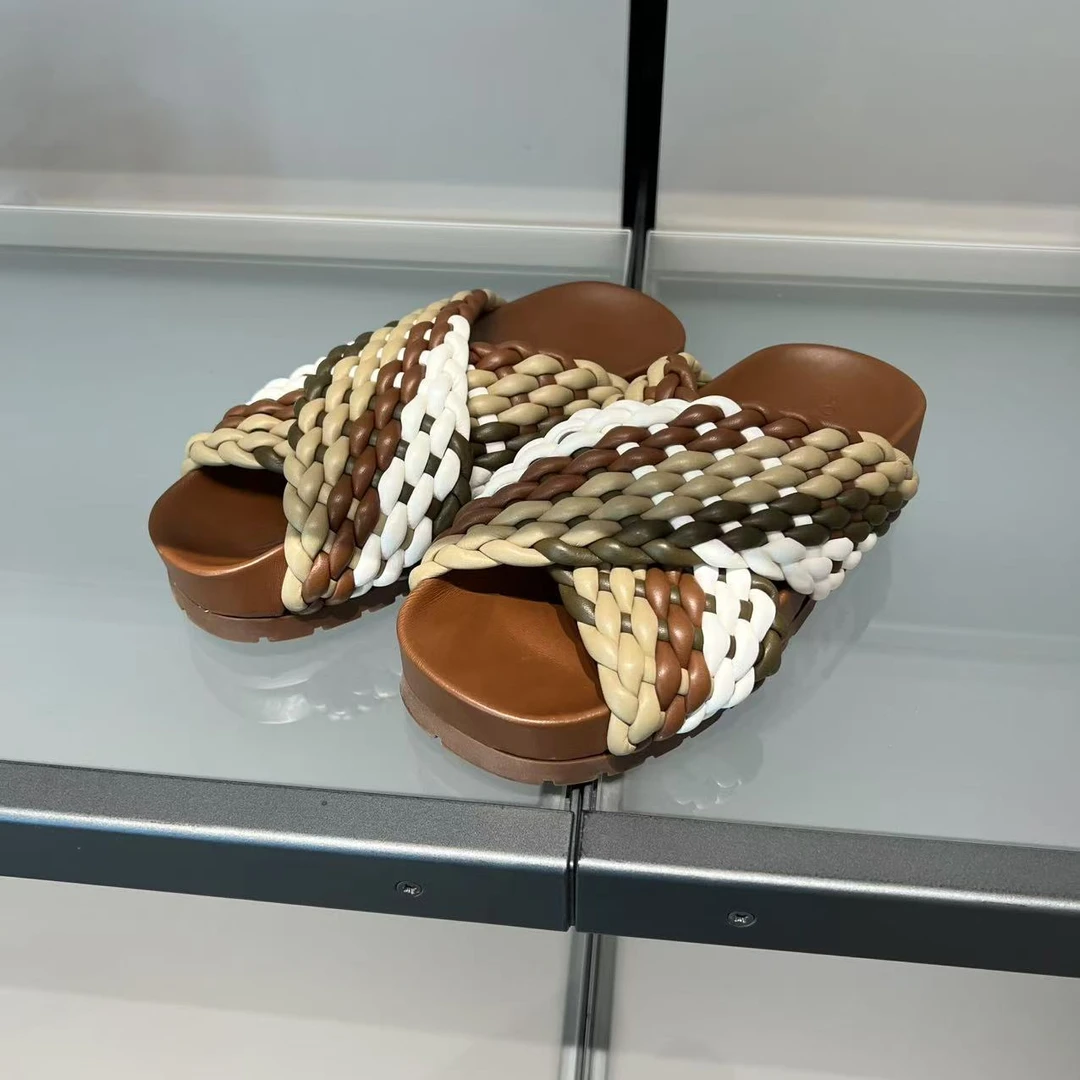 未使用 BOTTEGA VENETA/葆蝶家 /七七/女拖鞋