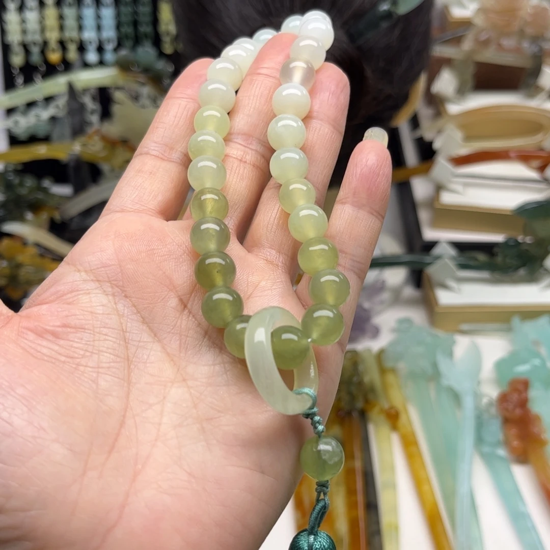 未镶嵌蛇纹石玉发簪