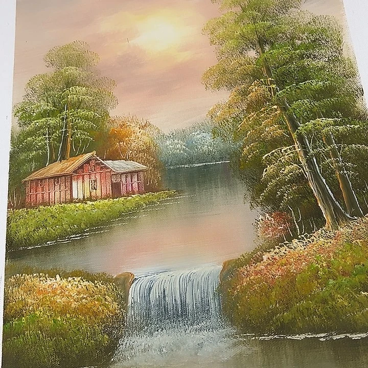 油画恭喜一直一直影子