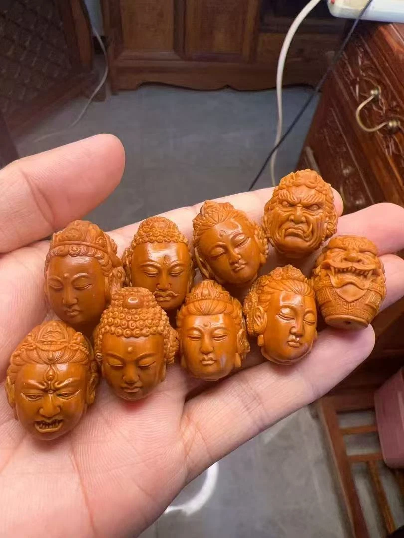 翟娟老师私定款橄榄核雕纯手工非物质文化遗产