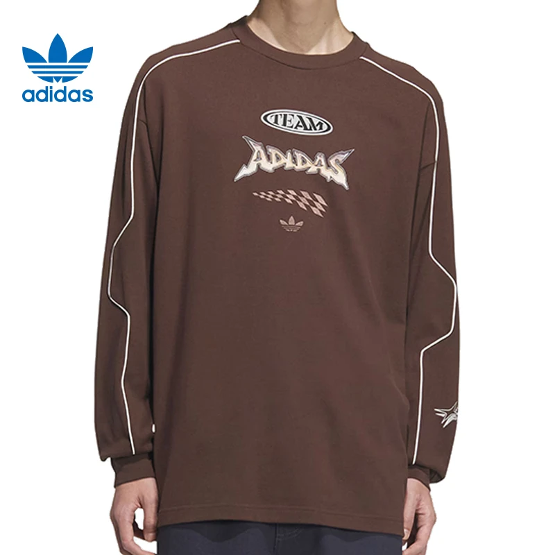 【滔搏体育】adidas阿迪达斯男子RAC CREW U针织无帽卫衣JM8038