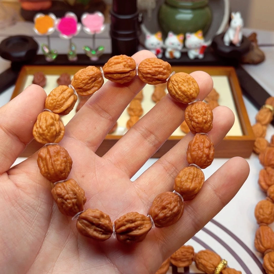 文玩核桃手串三****?蛤蟆头