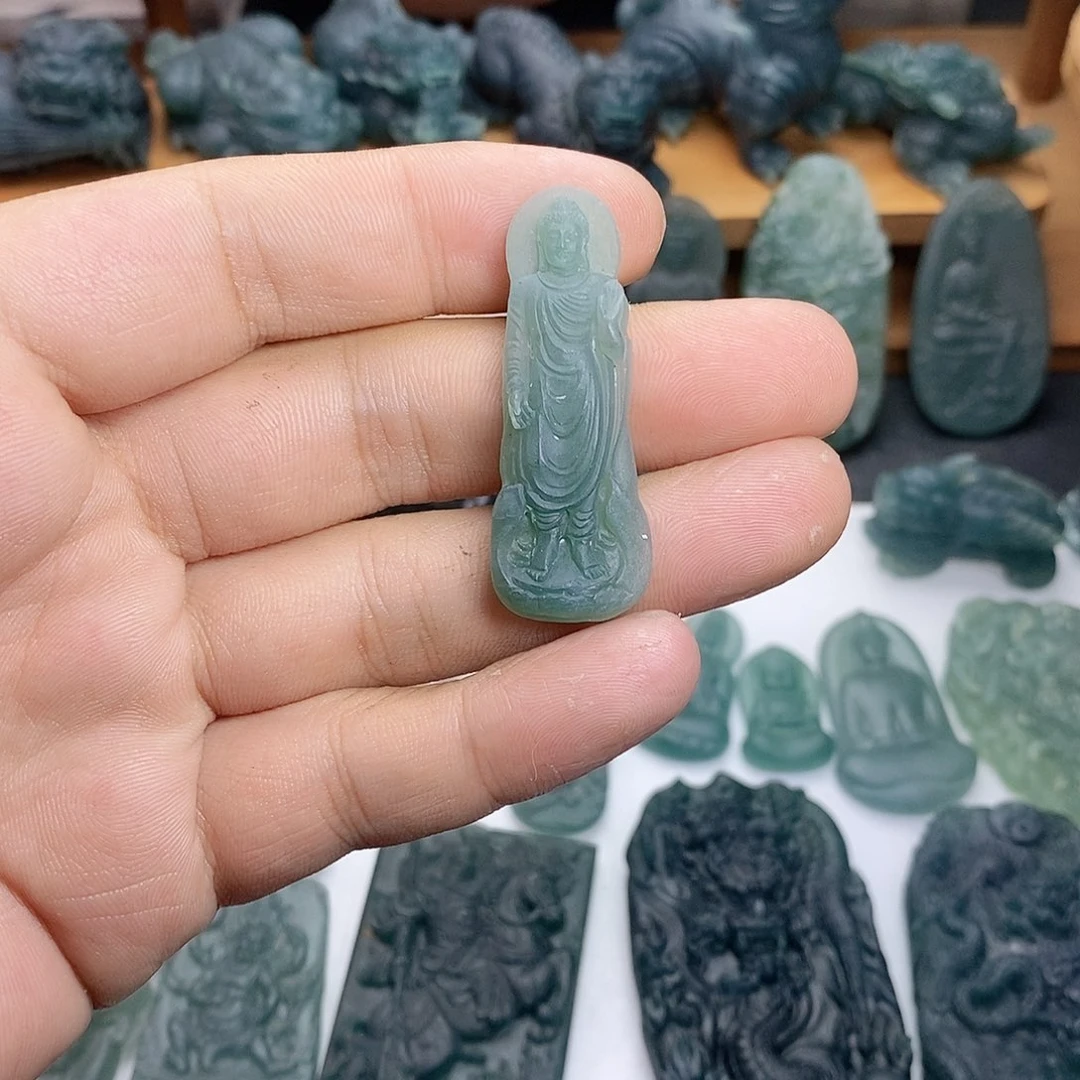 定制翡翠未镶嵌阿米