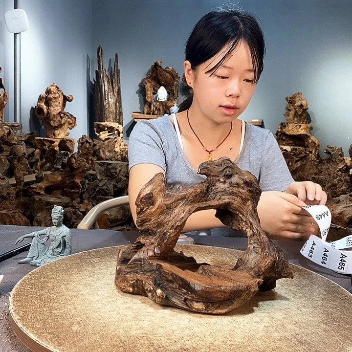 茶盏猎*447株木随行的小根艺