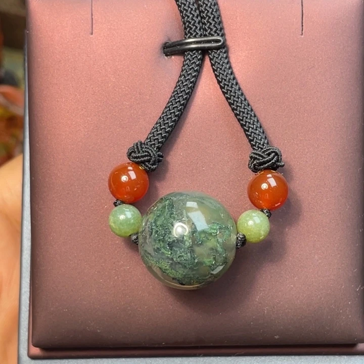 玛瑙/玉髓未镶嵌珠宝奇石天然水草手工打磨，抛光288